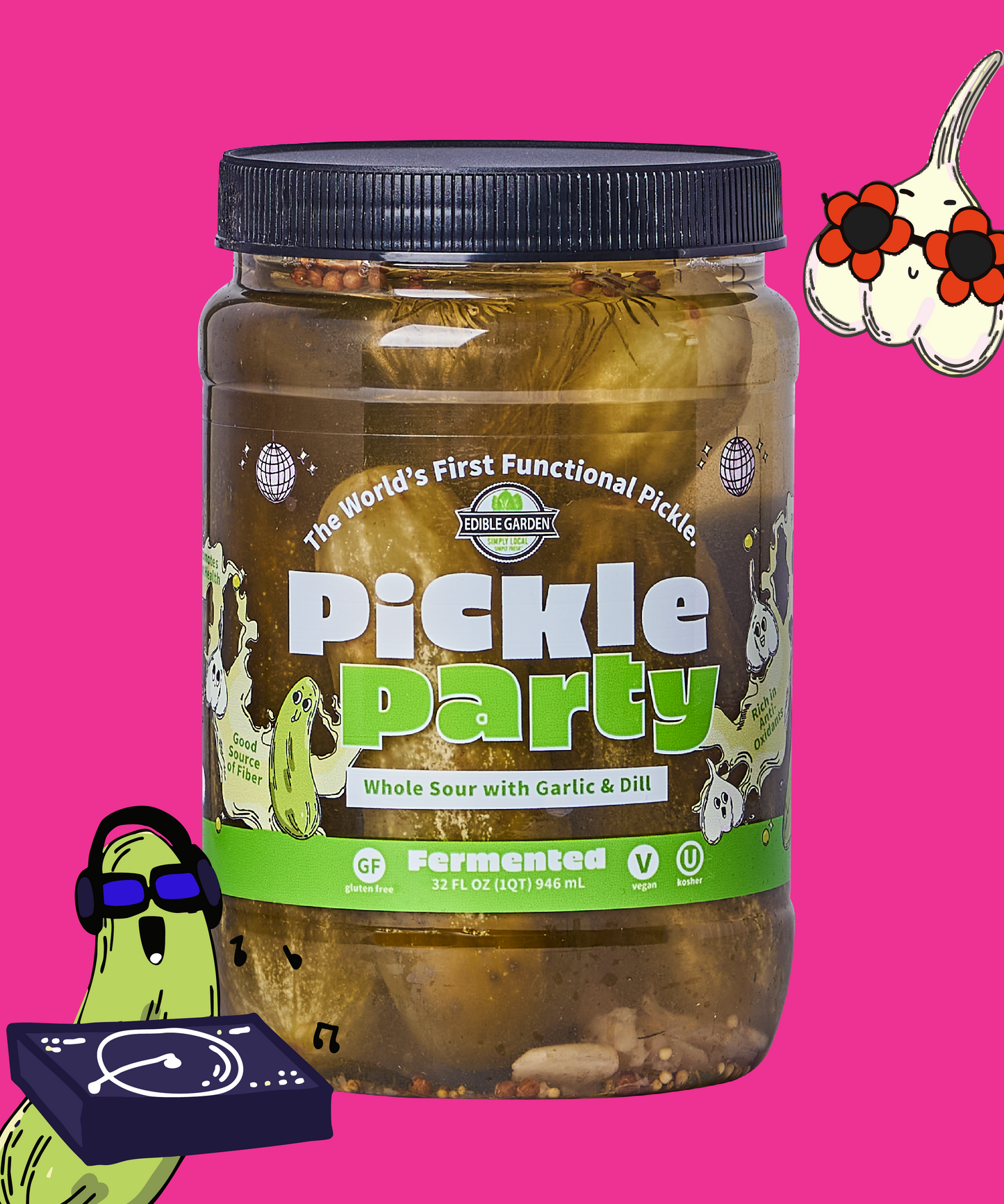 Fermented Whole Sour with Garlic & Dill